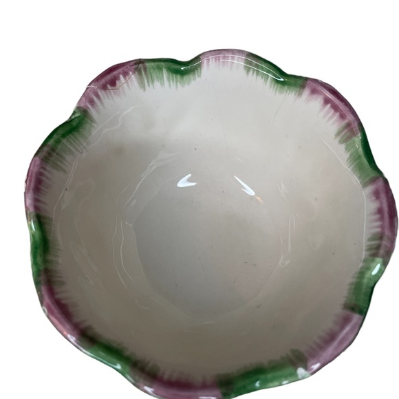 Pottery Barn Ceramic Cabbage Serving Platter with Dip Bowl Made in Japan - Picture 6 of 10